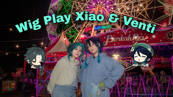 yu siapa yg maw jalan jalan bareng xiao + venti di pasar malam hehehe