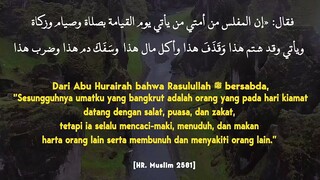 kezaliman menghapus kebaikan