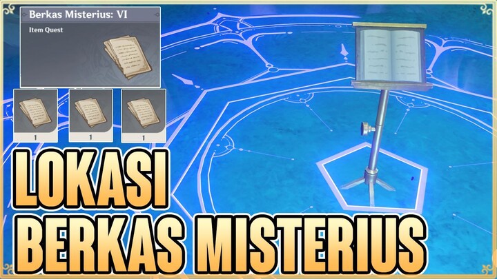 12 LOKASI BERKAS MISTERIUS - GENSHIN IMPACT