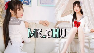 肉肉的白丝学姐给你一个甜吻，你还会旷课吗❤Mr.Chu