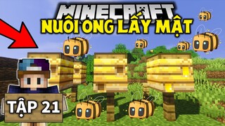 THỬ THÁCH SINH TỒN MINECRAFT 1.16 | Tập 21 | Sinh Sản Dân Làng Và Nuôi Ong !!