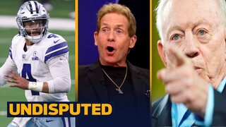 UNDISPUTED - "Coach" Jerry Jones wants to see Dak Prescott run more | Skip couldn't stop laughing