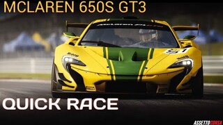 MCLAREN 650S QUICK RACE/LOGITECH G29