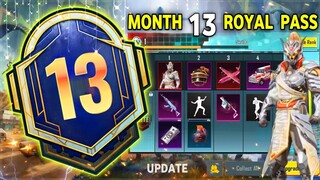 M13 Royal PASS & New Updates ( M13 ROYAL PASS BGMI )