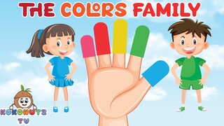 Colors Finger Family Nursery Rhymes & Songs | KokonutzTV