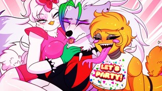 [คำบรรยายภาษาจีน/ภาพเคลื่อนไหวเสียง] Chica & Toy Chica "เล่น" กับ Roxy (ภาพเคลื่อนไหวซากปรักหักพังกา