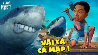 Hành trình trở thành VUA BIỂN CẢ của PobbRose !!! (Pobbrose Vua sinh tồn) | Raft #1 ✔