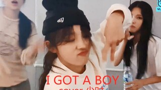 【(G)I-DLE】Yujqi, Shuhua, Meyan live streaming cover Girls' Generation I Got A Boy, menari dengan san