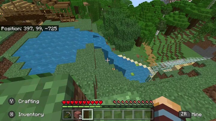 my friend pushes me off a cliff | LFTV SMP CH1