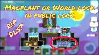 Growtopia Magplant or World Locks in Public Lock (PRANK)