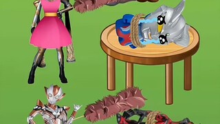 Ultraman was beaten