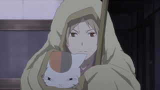 No matter when, the cat teacher is the monster who is willing to accompany Natsume