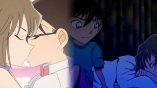 Conan and Ai kiss as drawn by the original artist!