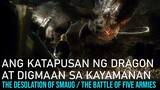 Ang Katapusan Ng Dragon At Digmaan Ng Limang Hukbo | The Hobbit 2 & 3 Movie Recap Tagalog