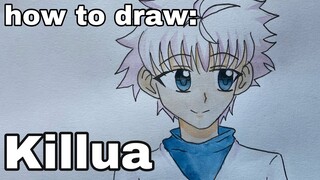 How to draw: Killua | easy step by step