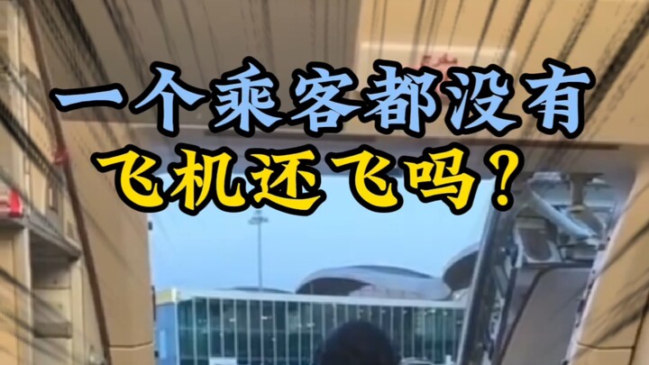 Không có hành khách nào, máy bay vẫn bay chứ?