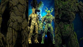 the Groot vs Swamp thing  #marvelvsdc #shorts #groot #marvel #iamgroot