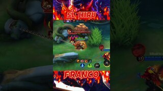 Assassin Franco😏 #shorts #youtubeshorts #Franco #francohook #mobilelegends #mlbb #short #francopro