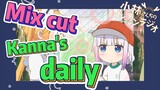 [Miss Kobayashi's Dragon Maid] Mix cut | Kanna's daily