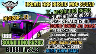 OBB MOD SOUND HINO RN 285 BUSSID V3.4.3 | HINO RN NGOROK | BUS SIMULATOR INDONESIA