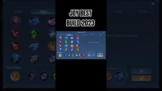 JOY BEST BUILD 2023 #shorts #mlbb