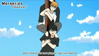 huru hara lomba panjat pinang di ISEKAI🤣 { part 3 }