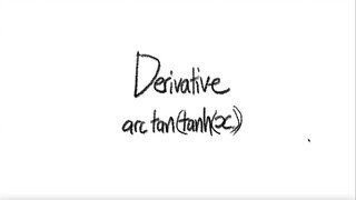 Derivative hyper trig arc tan(tanh(x))