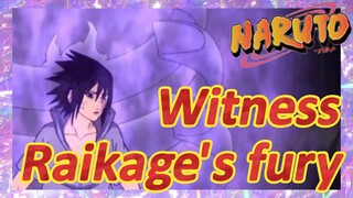 Witness Raikage's fury