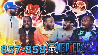 GEAR 4 LUFFY VS KATAKURI! One Piece Ep 857/858 Reaction