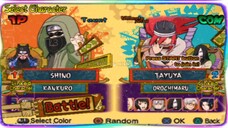 SHINO VS TAYUYA - NARUTO ULTIMATE NINJA 5 ANDROID GAMEPLAY