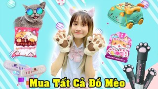 Thử Thách Mua Tất Cả Đồ Hình Mèo Tại Shop Vê Vê House - Vê Vê Channel