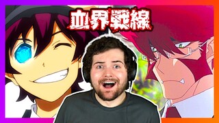 BLOOD POWERS?! | KEKKAI SENSEN OPENING (+ENDINGS!) REACTION! | Blood Blockade Battlefront  REACTION