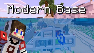 เปิดบ้านต่างอากาศริมทะเลมีห้องใต้ดิน (MineCraft Modern Base)