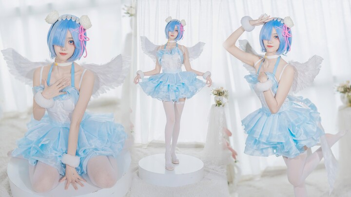 Aku terbangun tiba-tiba, ternyata Nona Rem ada di rumahku begini!