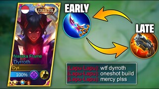 DYRROTH NEW ONESHOT BUILD 🔥 NEW BROKEN ITEM FOR EARLY TO LATE GAME!!