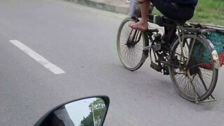 潮汕大爷的内燃机自行车