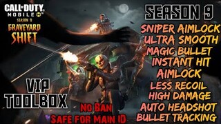 CODM Season 9 Mod Menu Toolbox Config Aimbot,Aimlock,AimAssist,High damage,Auto Headshot,cheat,esp