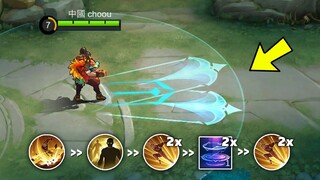 TRIPLE DASH + TRIPLE RECALL CHOU GAMEPLAY - Mobile Legends