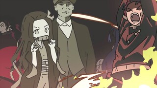 [Too Many Elements] Demon Slayer 3OP (Hand-Drawn Version) (Author: Karmakoon18 Andree! Approximately