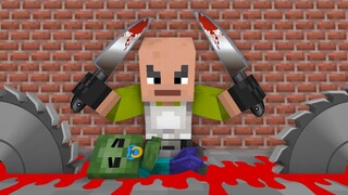 Monster School - Poor Zombie Babies Life - minecraft animation