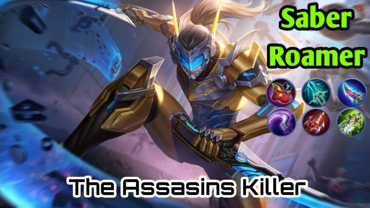 Saber Roam udah serasa Jungler damagenya | MLBB Mobile Legend