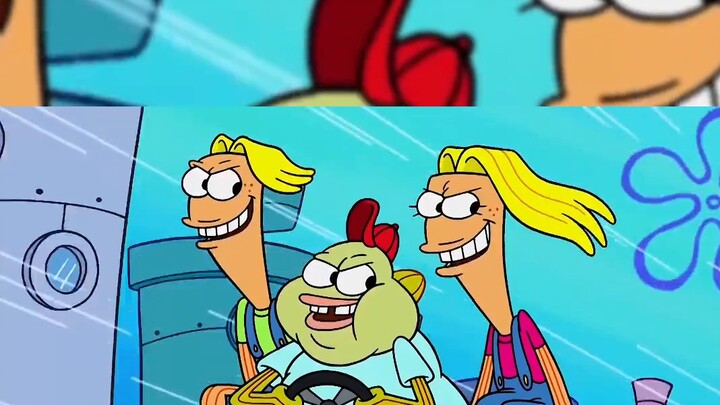 SpongeBob becomes extremely abnormal, and in order to restore him to his original state, Squidward m