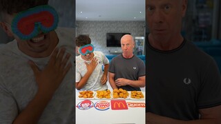 IMPOSSIBLE Guess the Chicken Nuggets Challenge! 🍗 #shorts