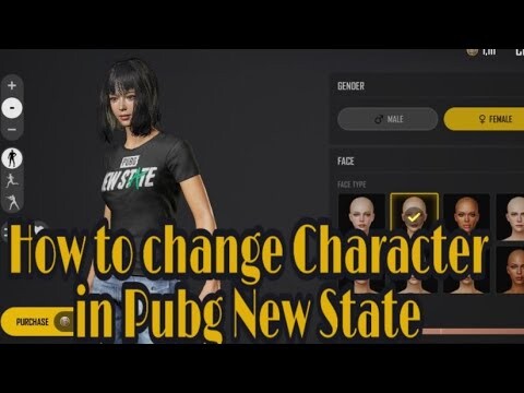 How to change Character in Pubg New State