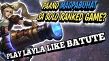 HOW TO PLAY LAYLA LIKE BATUTE? MOBILE LEGENDS 2020