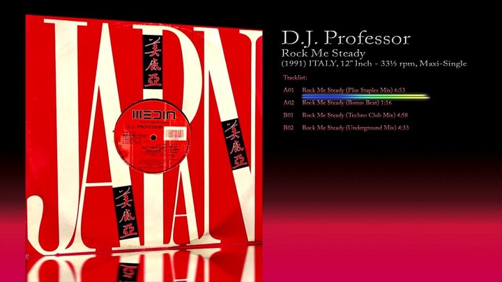 D.J. Professor (1991) Rock Me Steady [12' Inch - 33⅓ RPM - Maxi-Single]