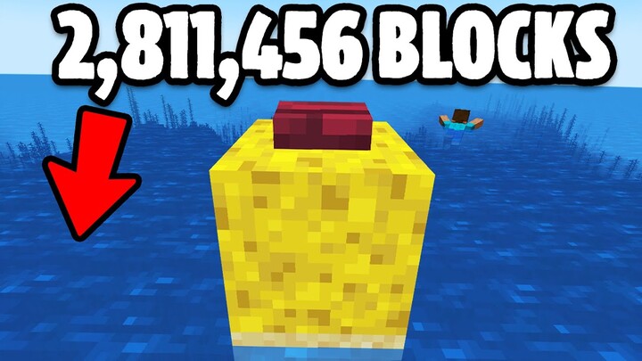 Can 1 Sponge Drain an ENTIRE Minecraft Ocean?