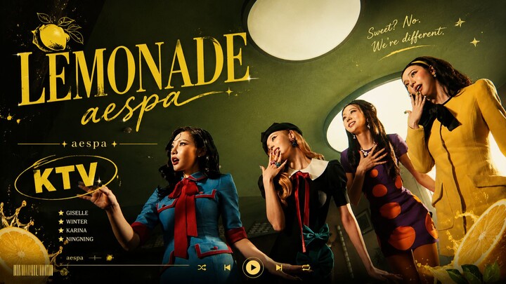【คาราโอเกะทำเอง】aespa - LEMONADE｜ภาษาเกาหลี+พินอิน｜4K
