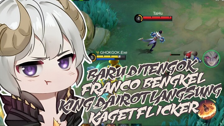 MLBB EXE - ANOMALI KAGET LIAT ANOMALI KING DAIROT DAN FRANCO BENGKEL🤣