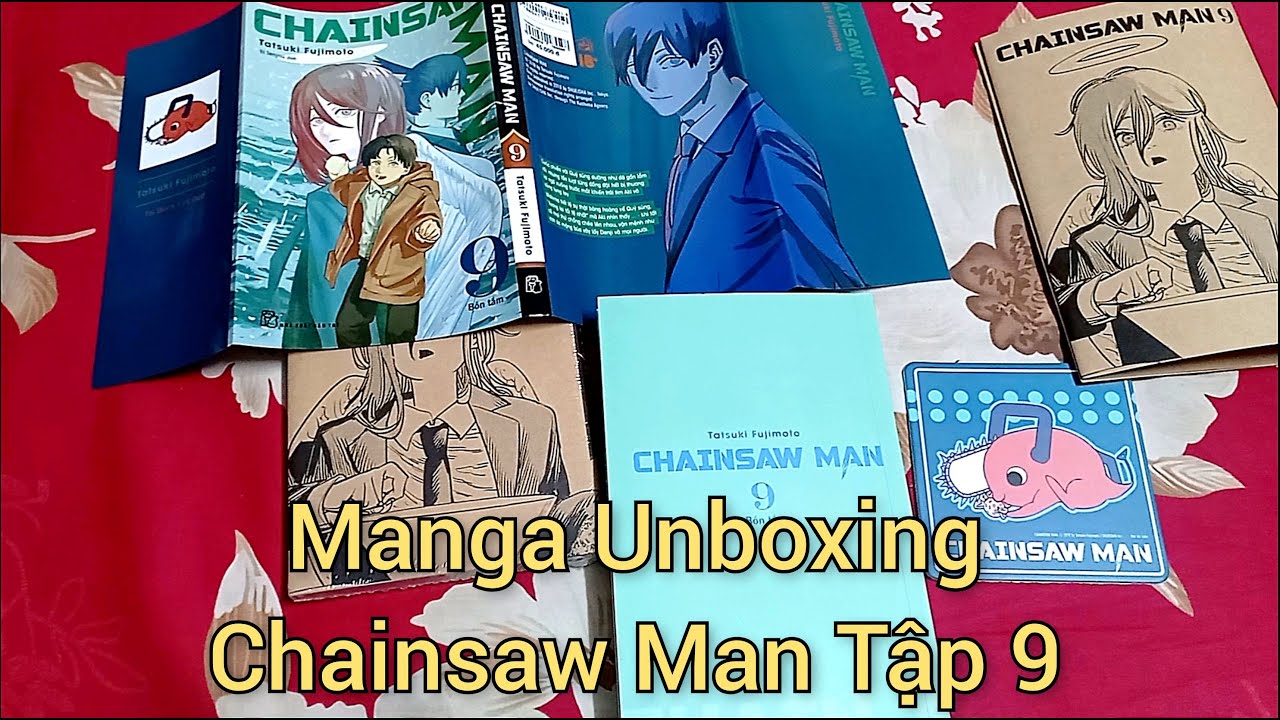 Chainsaw Man volume 9 UNBOXING #chainsawman #manga #mangaart